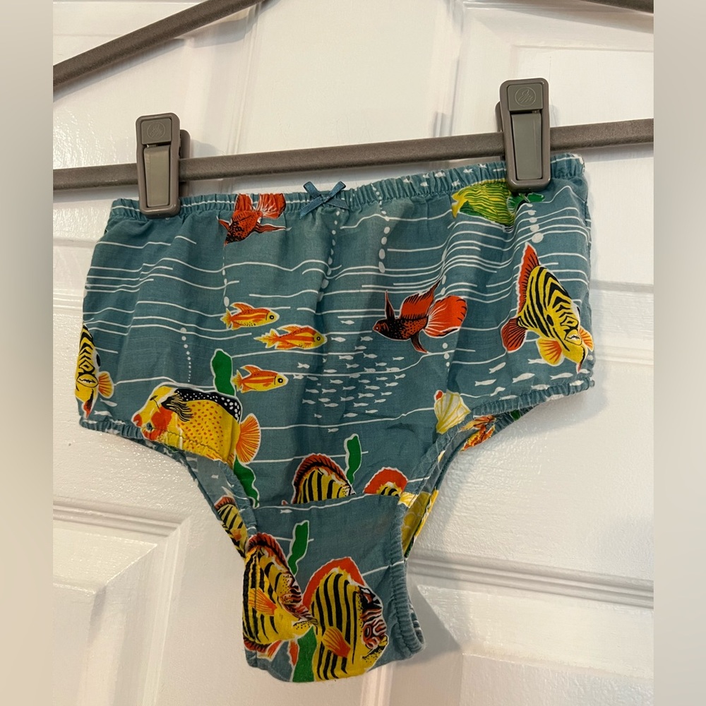 Stella McCartney x GapKids Bailey Sun Dress with Bloomers Fish Size 5 Cotton - Picture 6 of 12